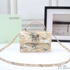 Off White Top Handle Bags